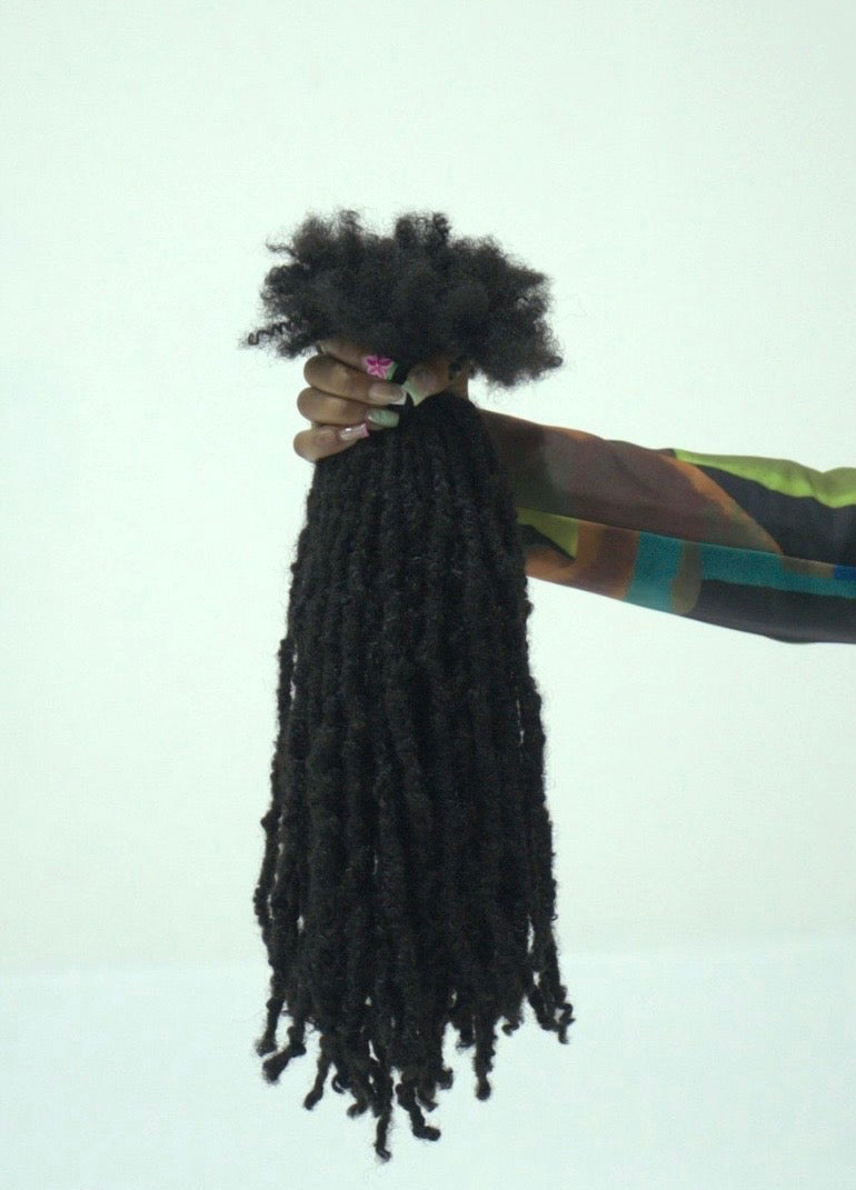 HUMAN HAIR DREADLOCK EXTENSION - BUNDLES