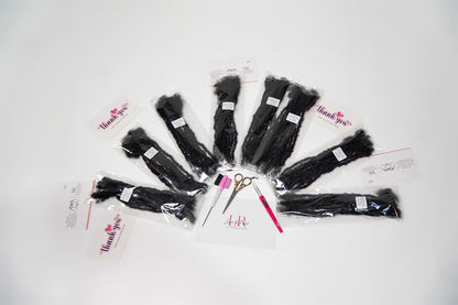 HUMAN HAIR DREADLOCK EXTENSION - BUNDLES
